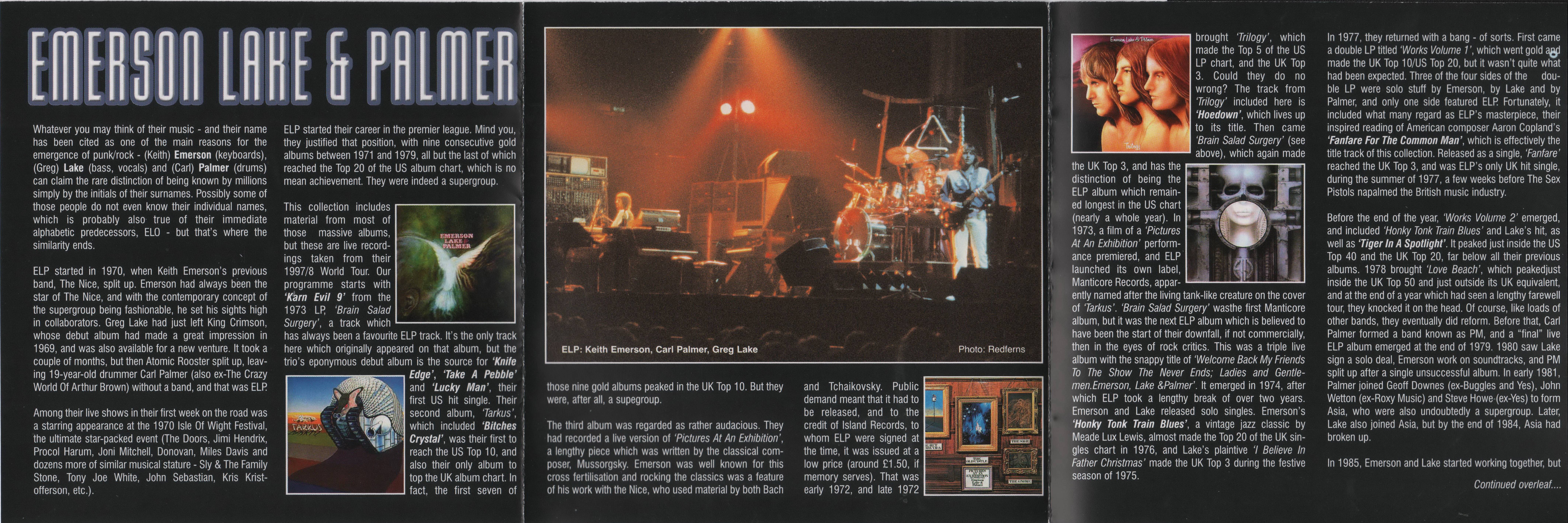 Emerson, Lake and Palmer Fanfare The 1997 World Tour [digipack02 aus]